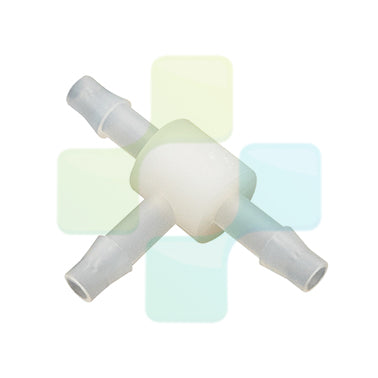 BLACKDOWN DENTAL - DCI 0083 1/8" Plastic Equal Barb Tee (Pack of 10)