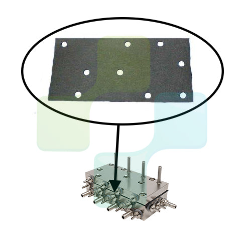 BLACKDOWN DENTAL - DCI 4433 Handpiece Control Block Diaphragm for Quad-Block 4 Outlets
