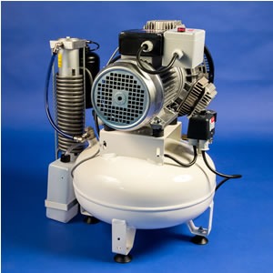 BLACKDOWN DENTAL - Dencomp DC2 Oil Free 24L Dental Compressor with Dryer (1-2 Surgeries)
