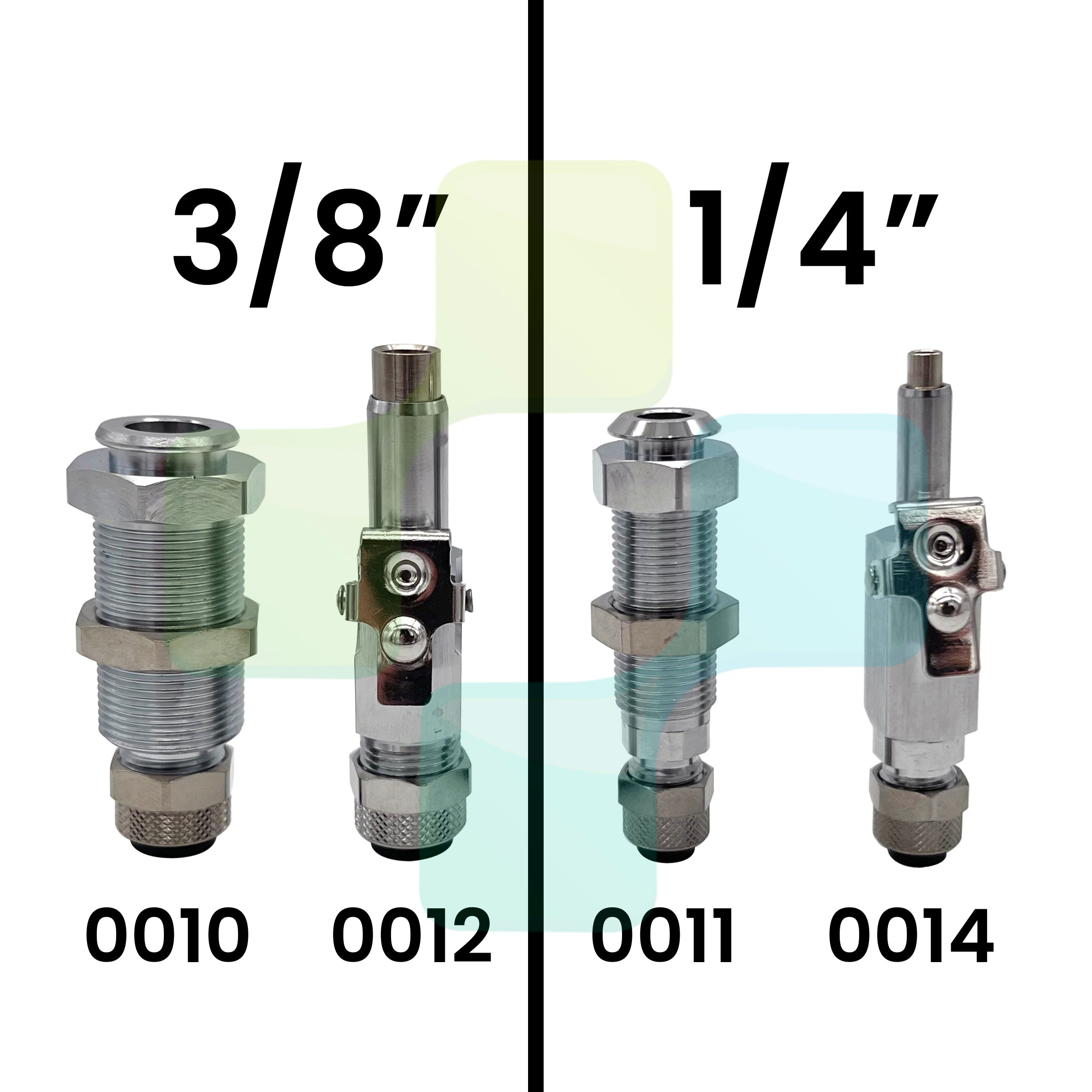 BLACKDOWN DENTAL - DCI 0012 3/8" Poly Q.D. w/ Shut-off, Male