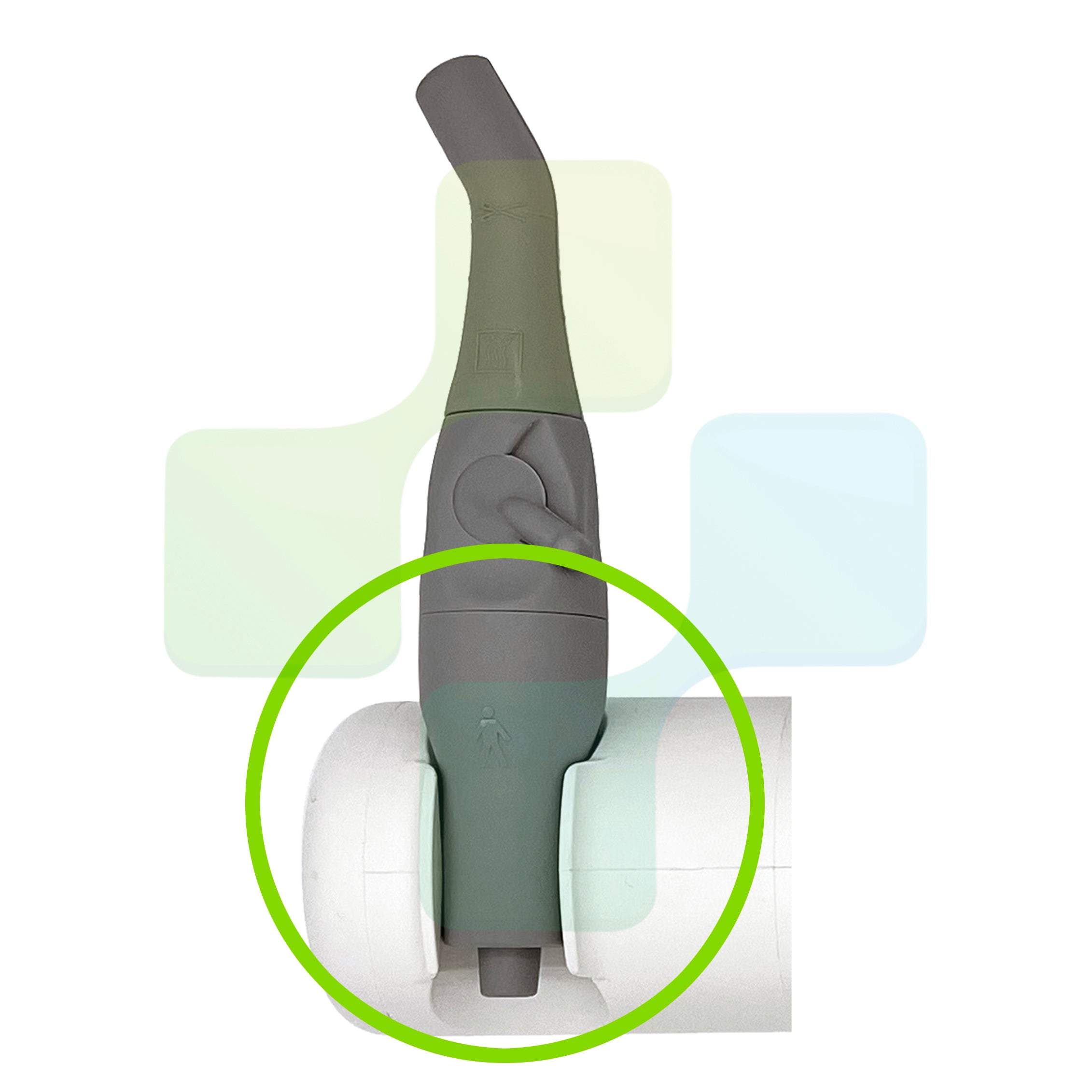 BLACKDOWN DENTAL - Durr Saliva Ejector Handpiece Adaptor Hose support for A-dec, d=7.2 mm