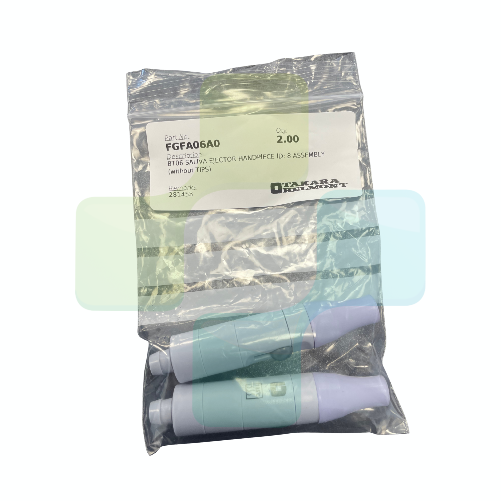 Belmont BT06 Saliva Ejector Vacuum Handpiece Assembly