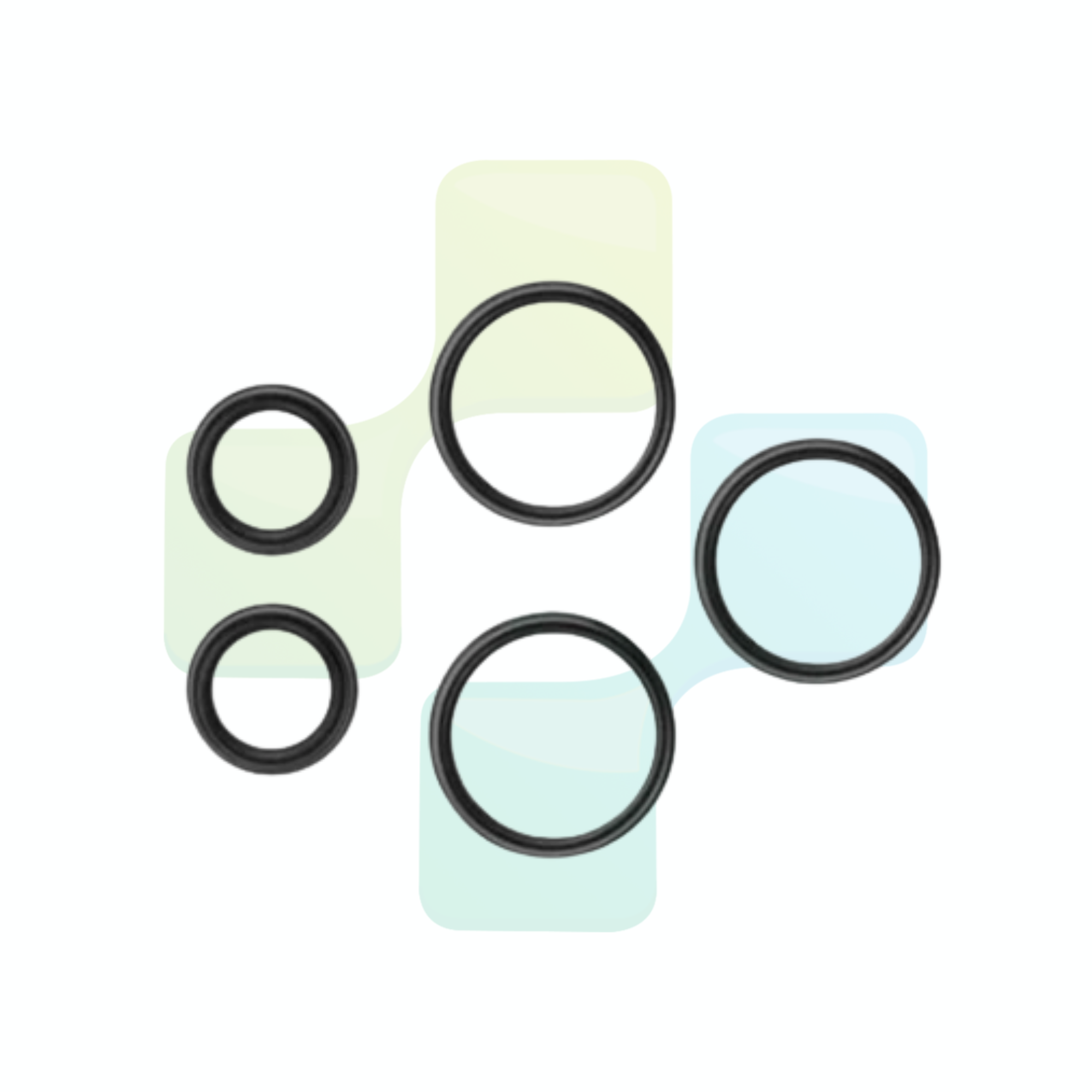 Coxo Kavo Multiflex Type High Speed Coupling O-Ring Set (5 piece)