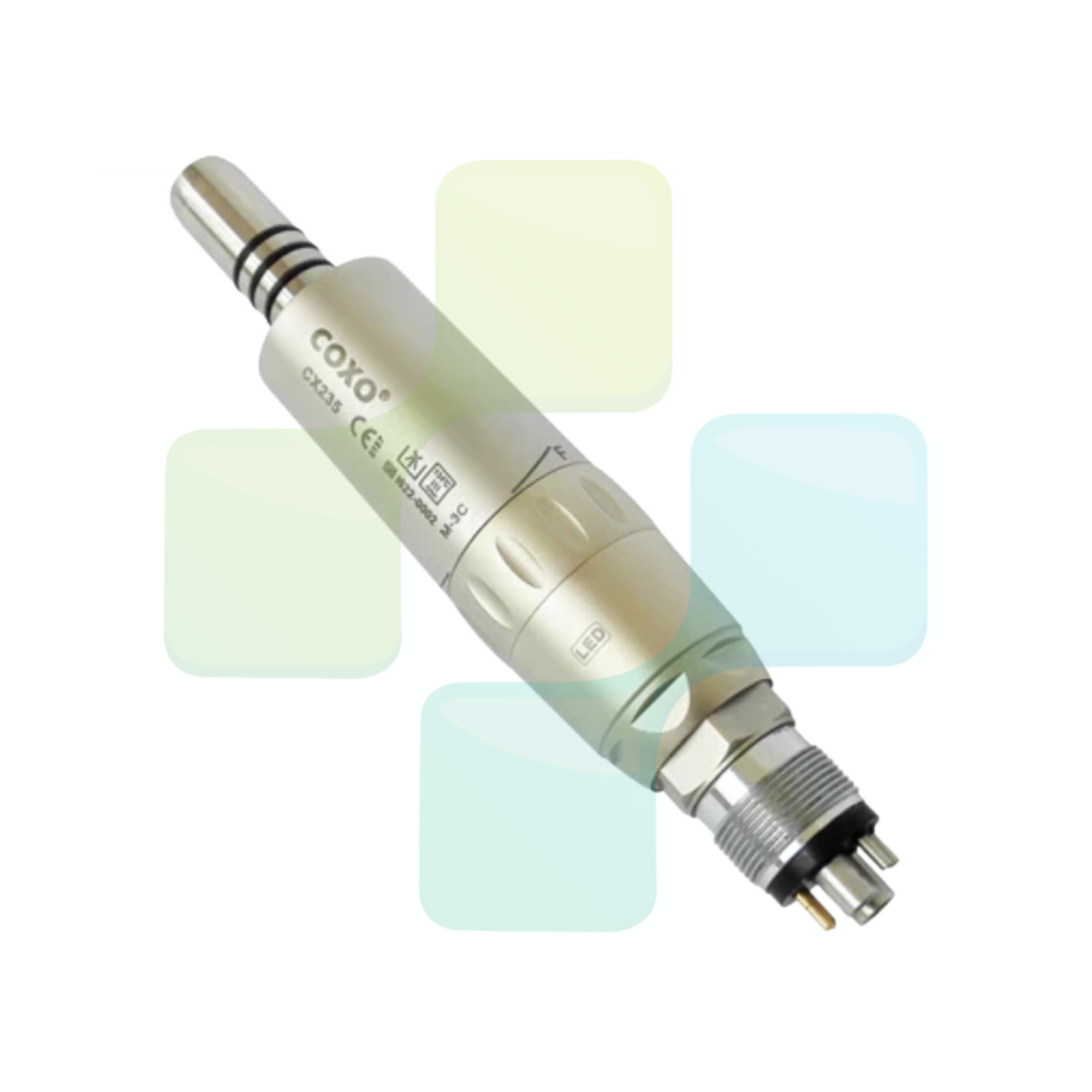 Coxo Internal Water LED Swivel Air Motor - M-3C