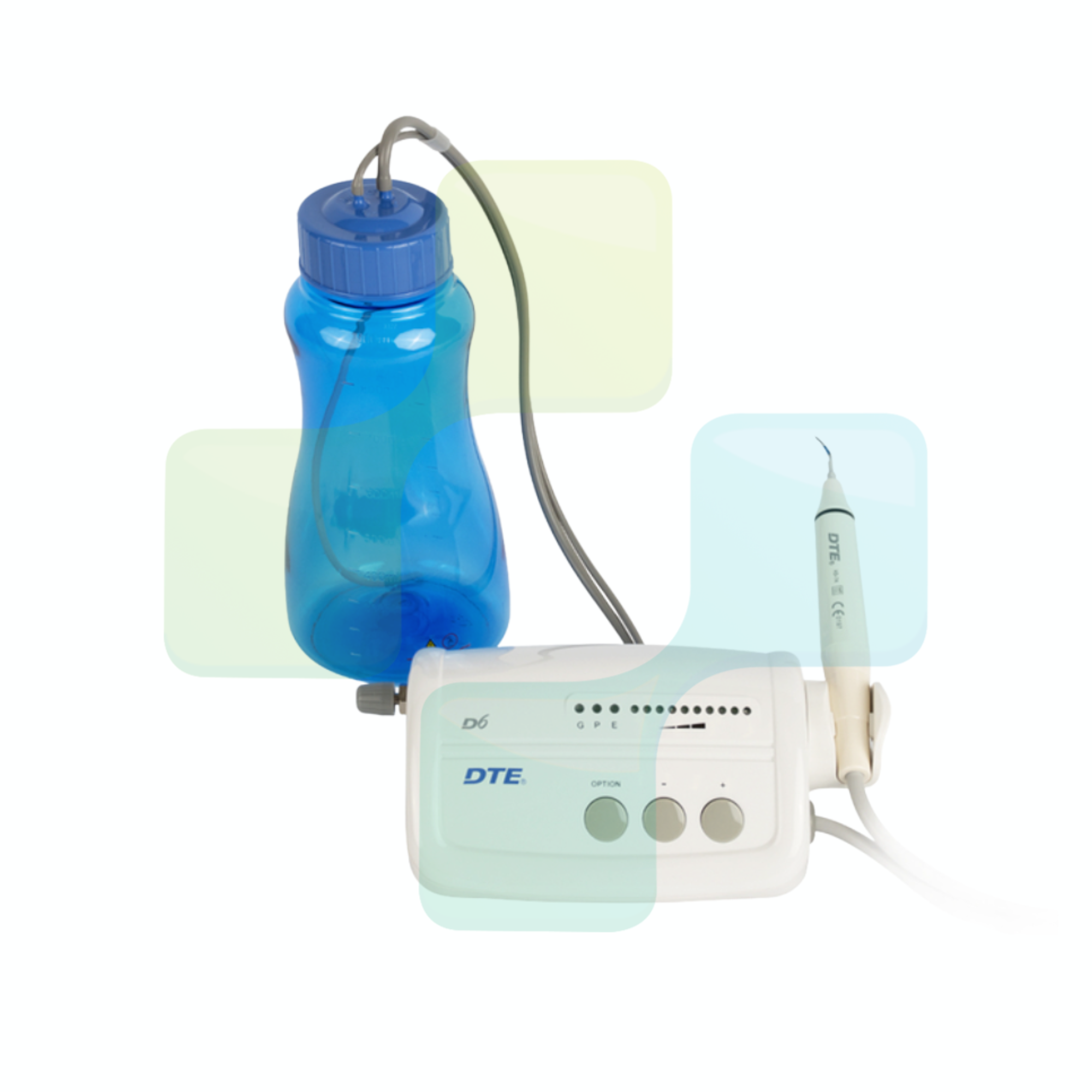 Woodpecker DTE Ultrasonic Scaler D6 LED With Water Supply 110V and 7 Tips