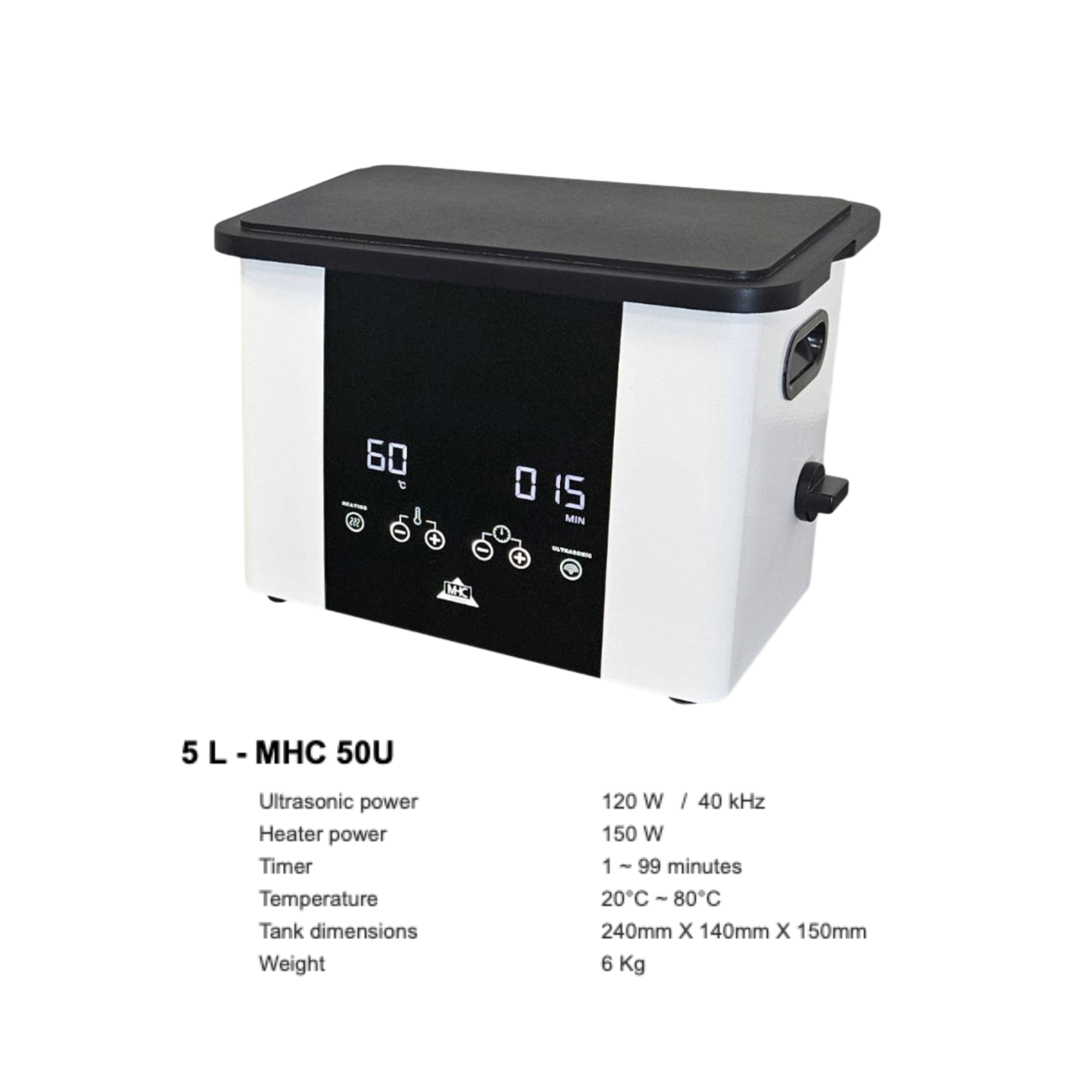 New MHC – UltraPad Tabletop Ultrasonic Bath