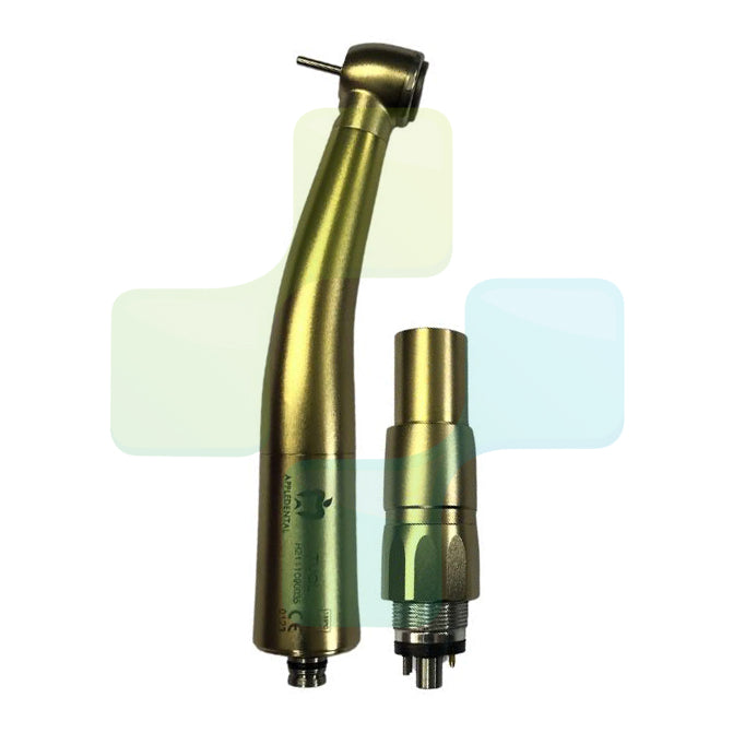 Apple Dental NSK Type Fibre Optic High Speed Turbine GOLD Handpiece ...