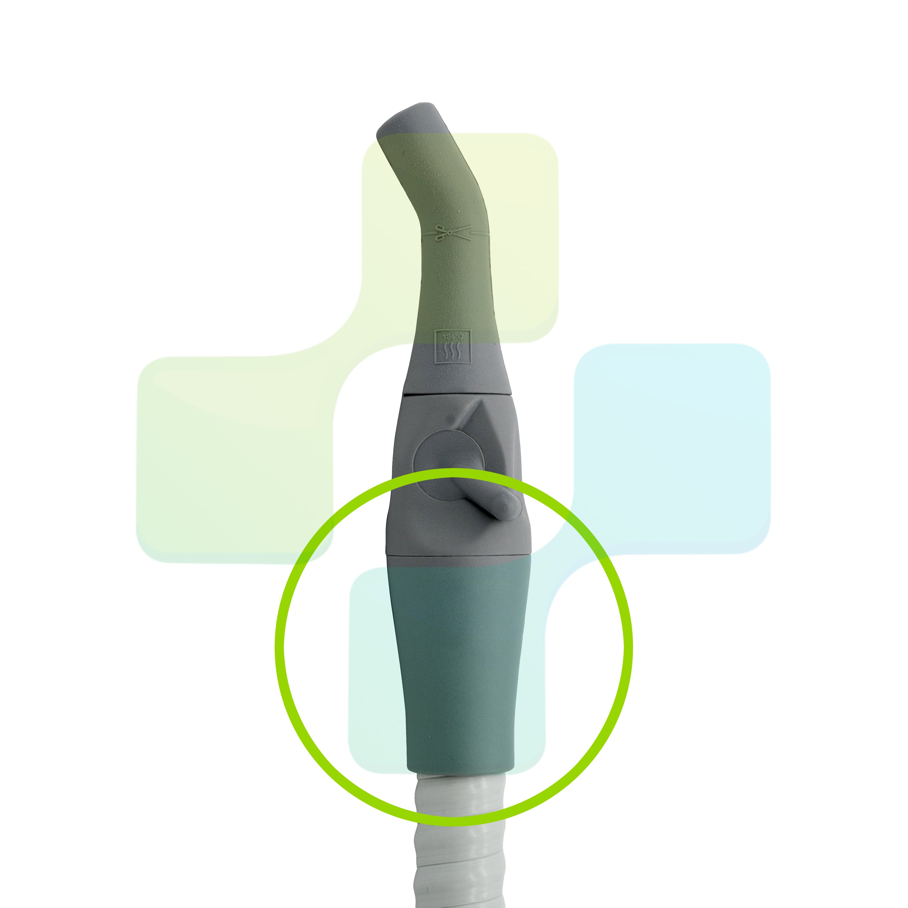 BLACKDOWN DENTAL - Durr Saliva Ejector Handpiece Adaptor Hose support for Belmont, d=8 mm