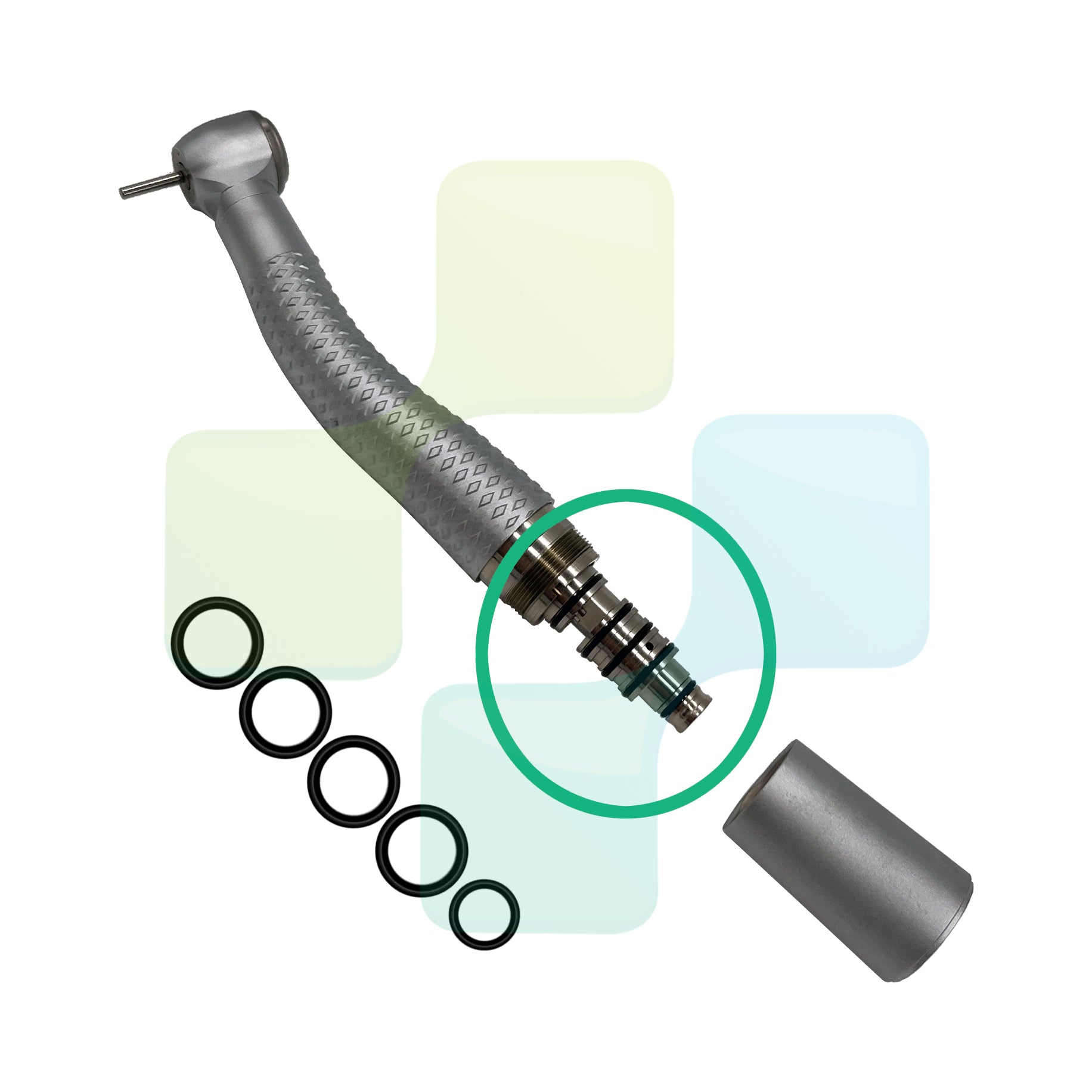 BLACKDOWN DENTAL -  O-ring Set to fit NSK PTL High Speed Turbine Handpiece (5 Piece)
