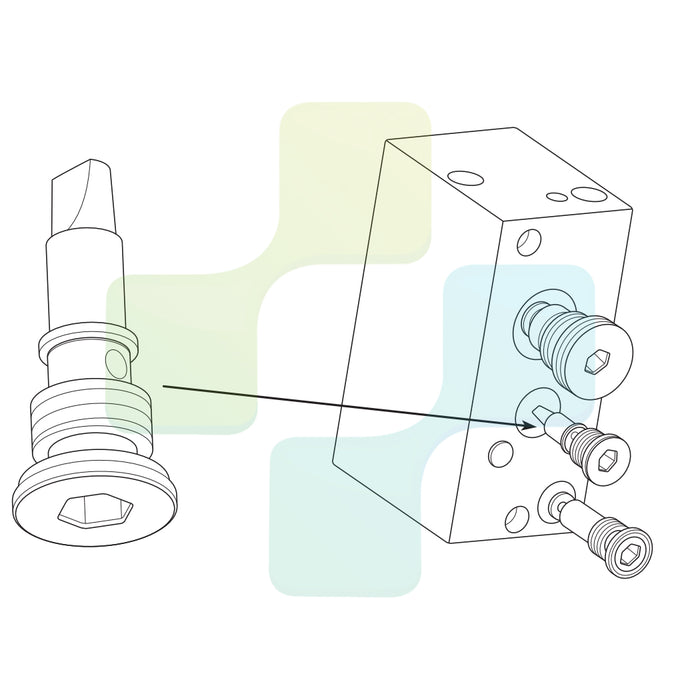 DCI 9168 Adec Century Plus Check Valve Blue Base\n\nBlue base with duckbill