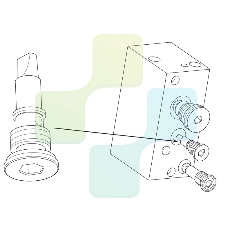 DCI 9168 Adec Century Plus Check Valve Blue Base\n\nBlue base with duckbill