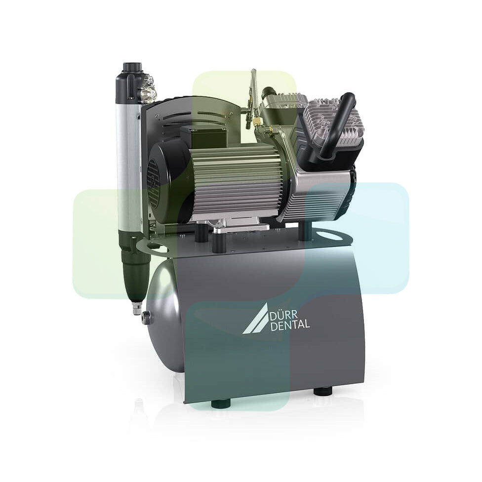 BLACKDOWN DENTAL -  Durr Dental Duo Oil Free 20L Dental Compressor with Membrane Dryer (2 Surgeries)