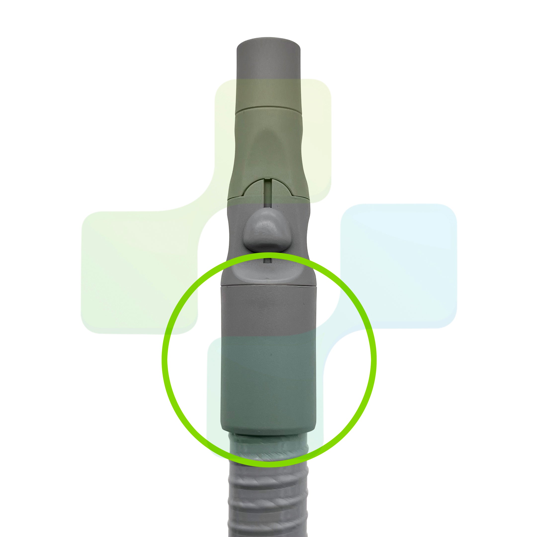 BLACKDOWN DENTAL - Durr High Volume Ejector Handpiece Adaptor Hose support for Belmont, d=17 mm