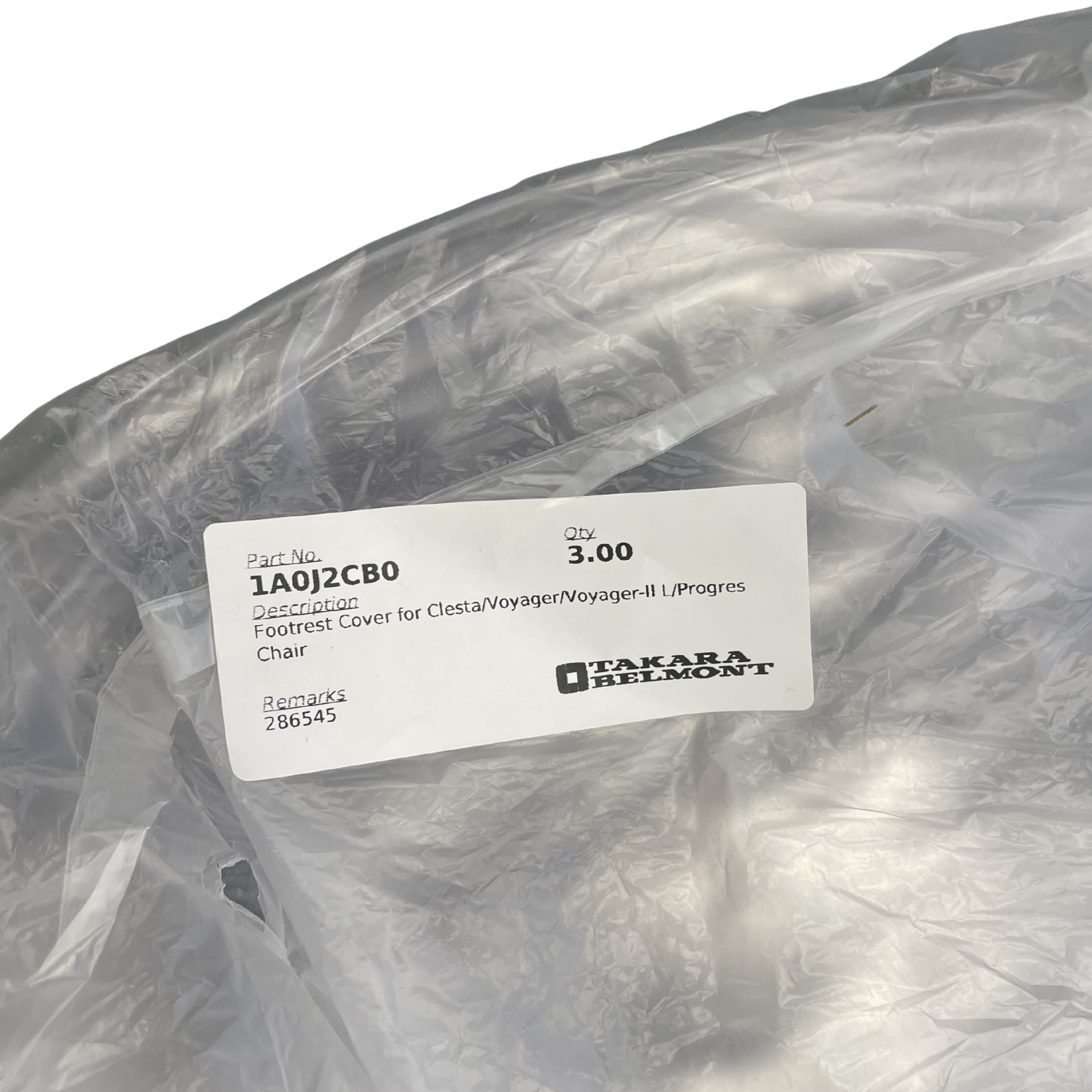 Belmont Voyager, Eurus, Contour Plastic Foot Rest Cover