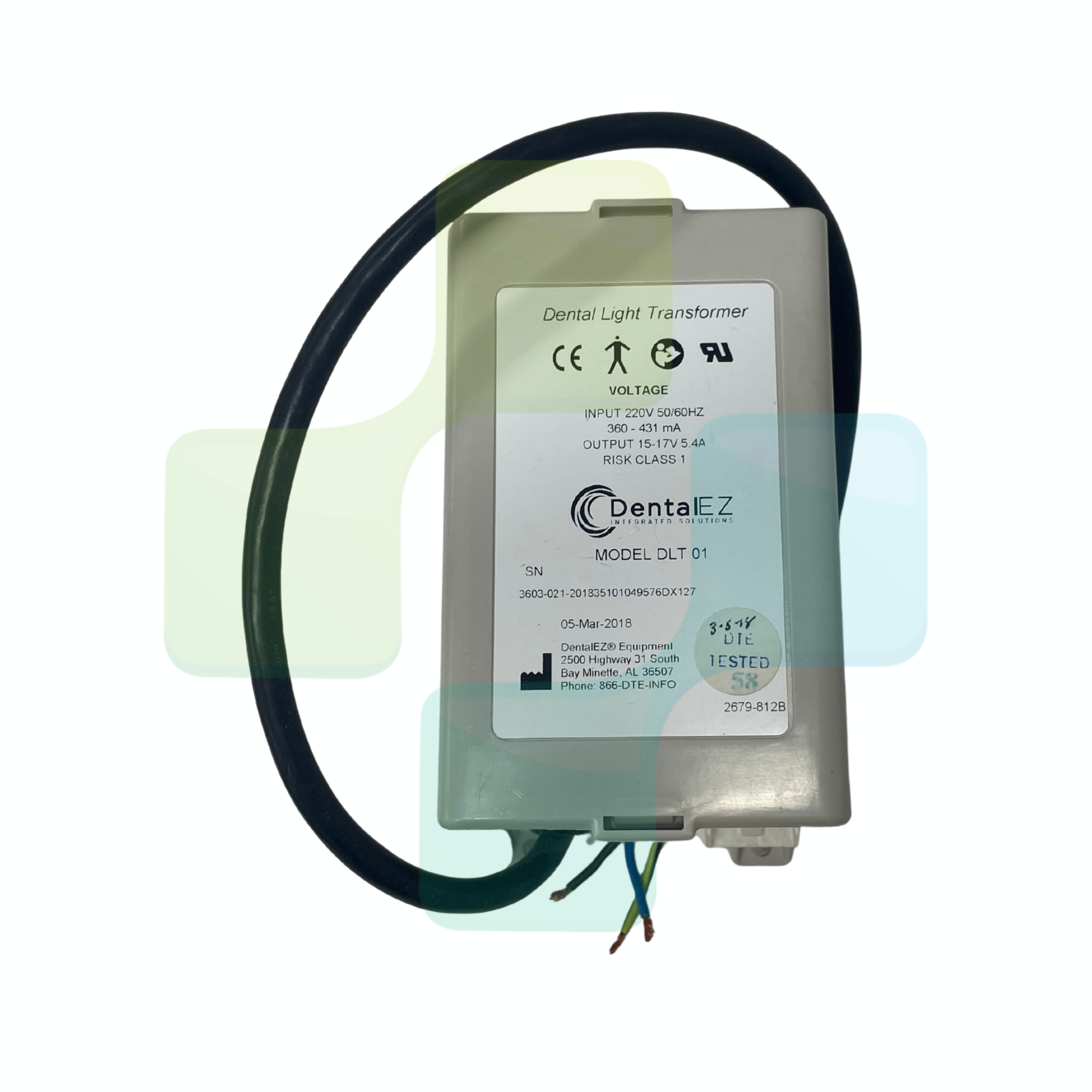 DentalEz Dental Light Transformer DTL 01