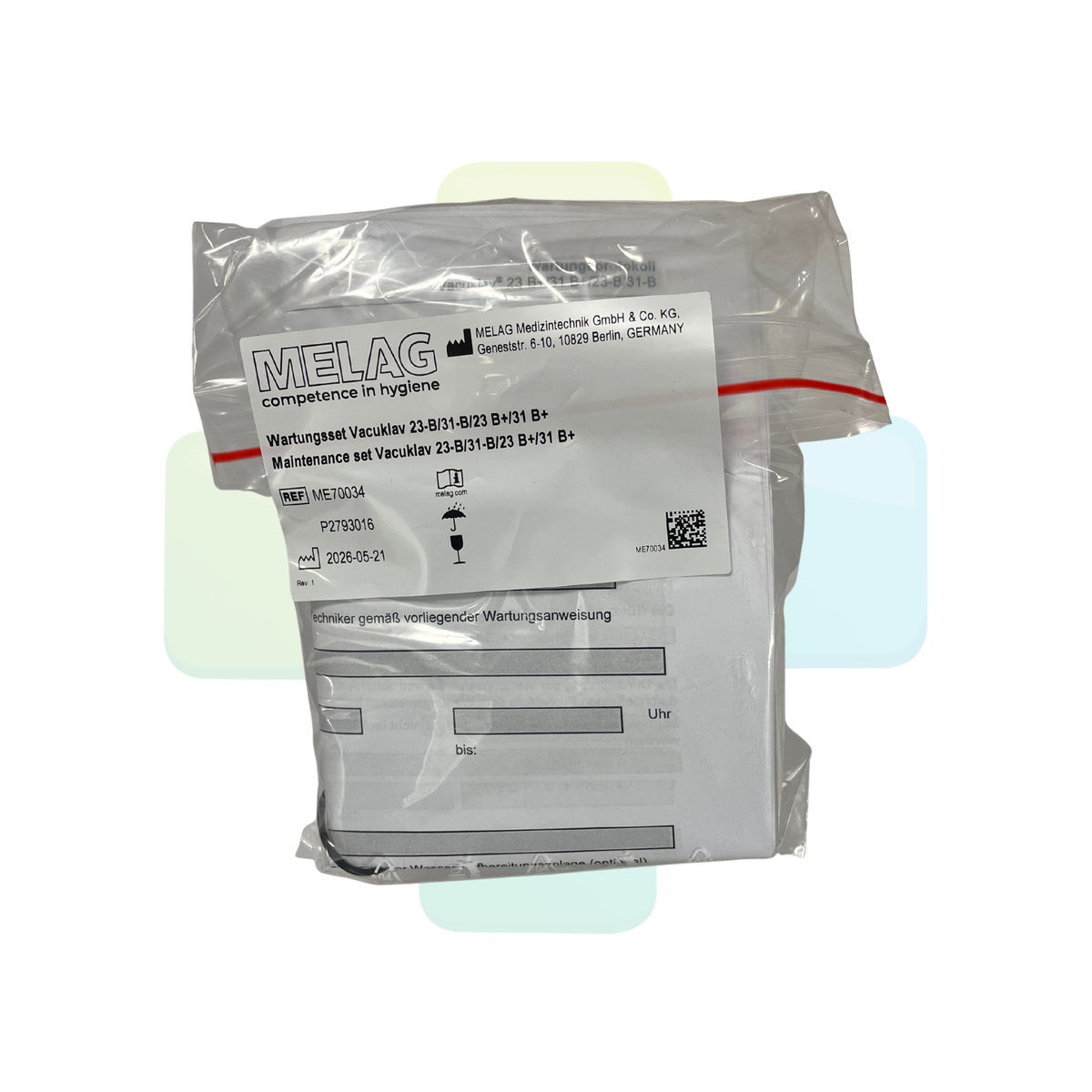 MELAG Maintenance Set Vacuklav 23/31B & B+ ME70034
